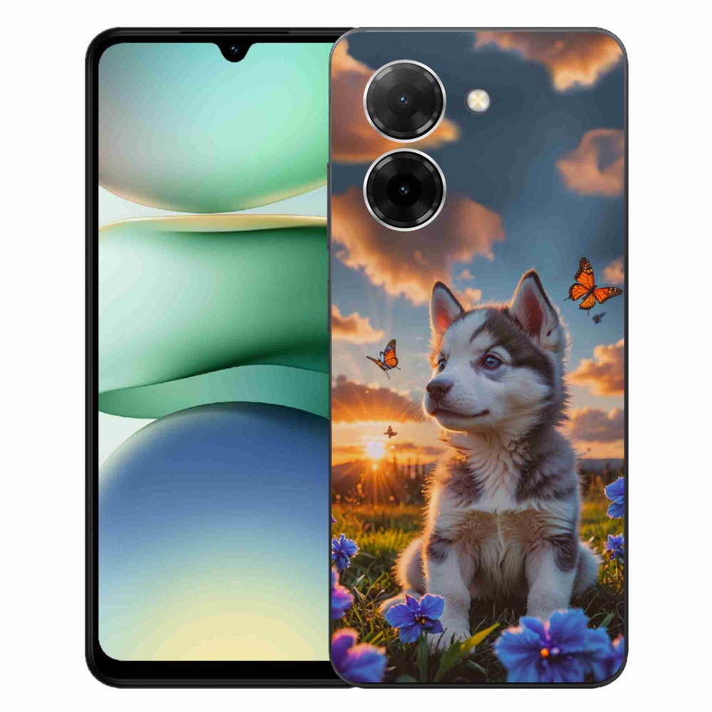 Gélový kryt mmCase na Xiaomi Redmi A5 171mm - husky pri západe slnka