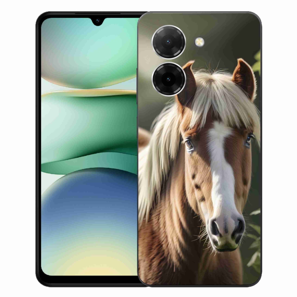 Gélový kryt mmCase na Xiaomi Redmi A5 171mm - kôň so svetlou hrivou