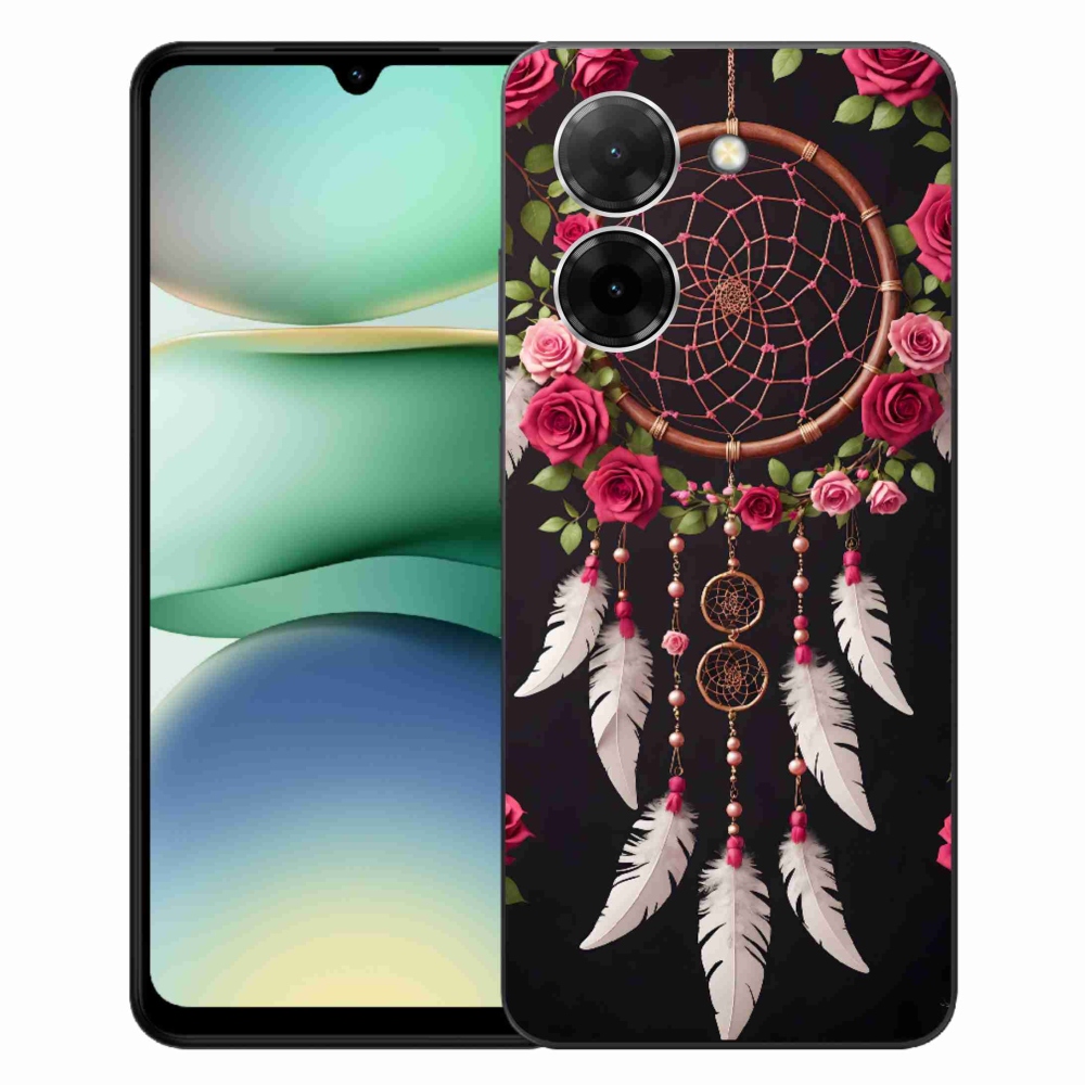 Gélový kryt mmCase na Xiaomi Redmi A5 171mm - lapač snov s ružami