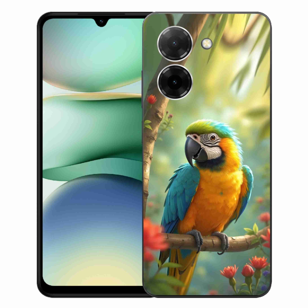 Gélový kryt mmCase na Xiaomi Redmi A5 171mm - papagáj ara modrožltá