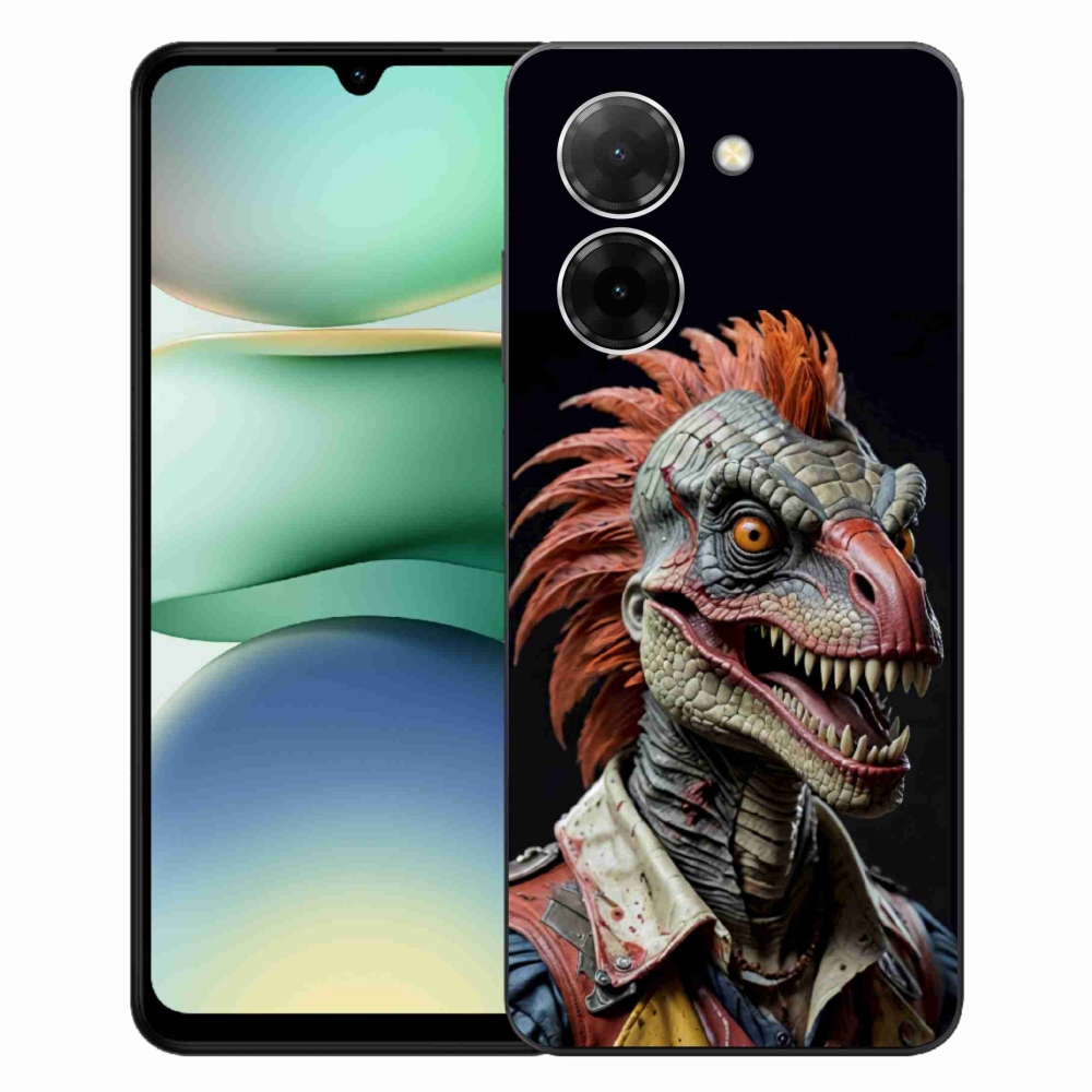Gélový kryt mmCase na Xiaomi Redmi A5 171mm - punk dinosaurus