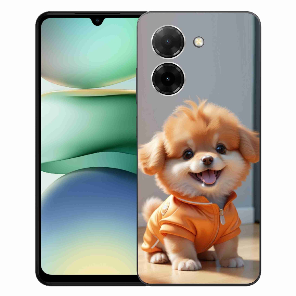 Gélový kryt mmCase na Xiaomi Redmi A5 171mm - roztomilý pomeranian v mikine