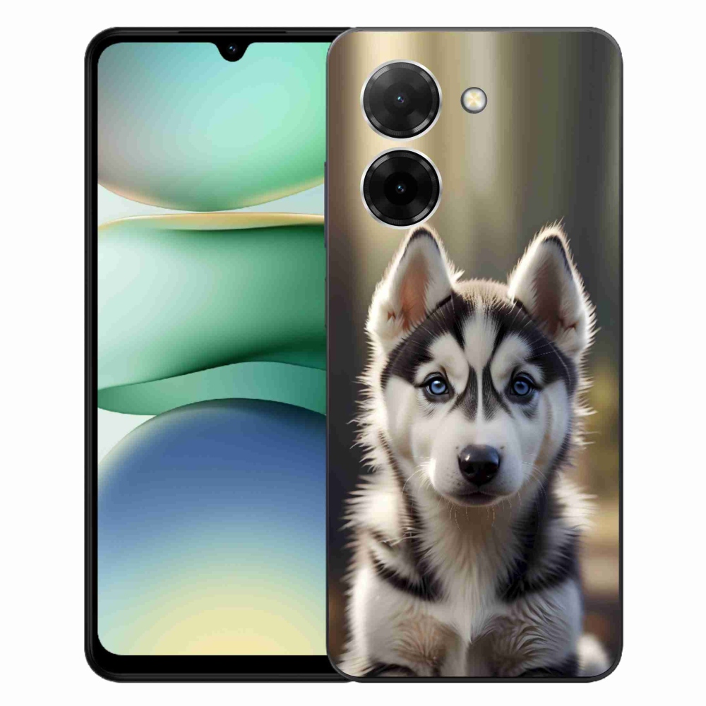 Gélový kryt mmCase na Xiaomi Redmi A5 171mm - roztomilý sibírsky husky