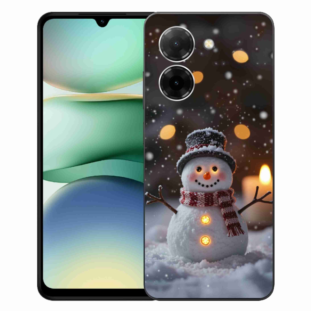 Gélový kryt mmCase na Xiaomi Redmi A5 171mm - veselý snehuliak