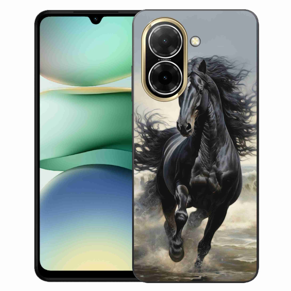 Gélový kryt mmCase na Xiaomi Redmi A5 173,45 - bežiaci čierny kôň
