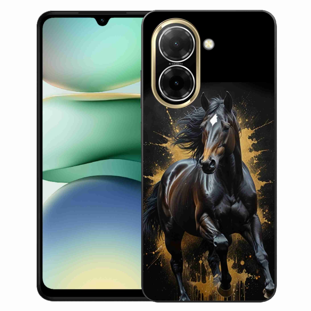 Gélový kryt mmCase na Xiaomi Redmi A5 173,45 - elegantný čierny žrebec