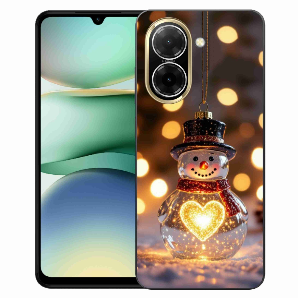 Gélový kryt mmCase na Xiaomi Redmi A5 173,45 - svietiaci vianočný snehuliak