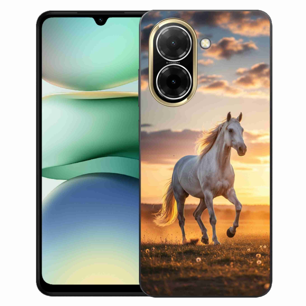 Gélový kryt mmCase na Xiaomi Redmi A5 (173.45x79.35x8.45mm) - bežiaci biely kôň 2