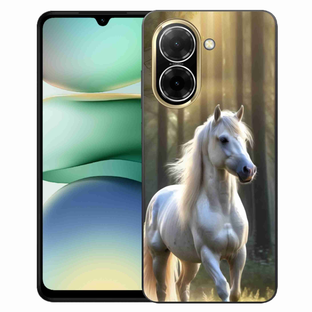 Gélový kryt mmCase na Xiaomi Redmi A5 (173.45x79.35x8.45mm) - biely kôň 3