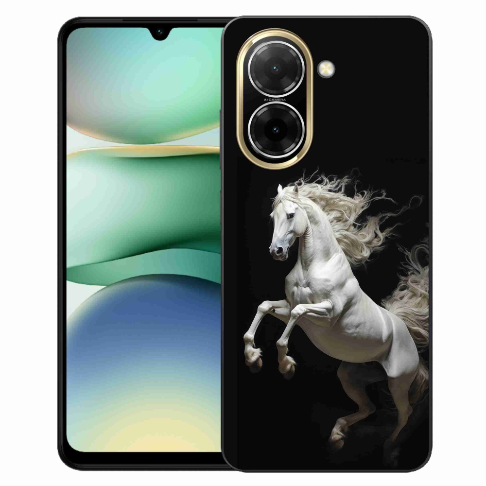 Gélový kryt mmCase na Xiaomi Redmi A5 (173.45x79.35x8.45mm) - biely kôň 4