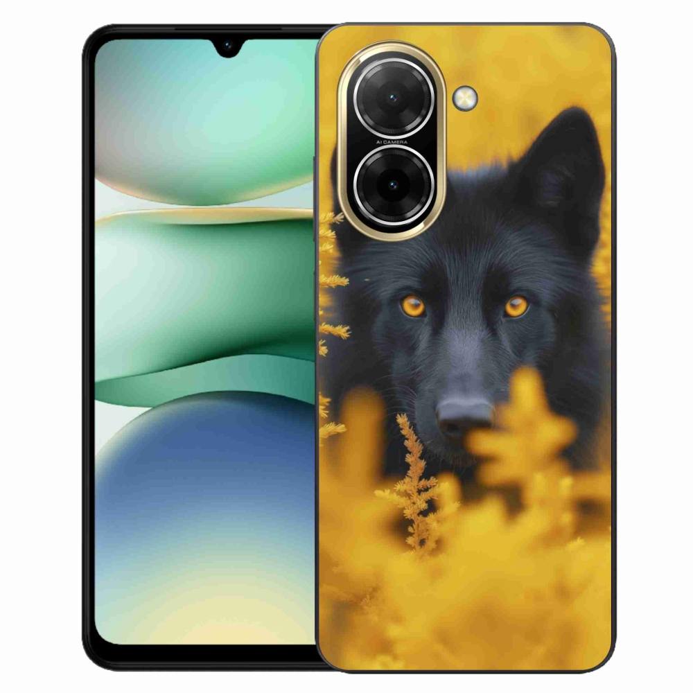 Gélový kryt mmCase na Xiaomi Redmi A5 (173.45x79.35x8.45mm) - čierny vlk 2