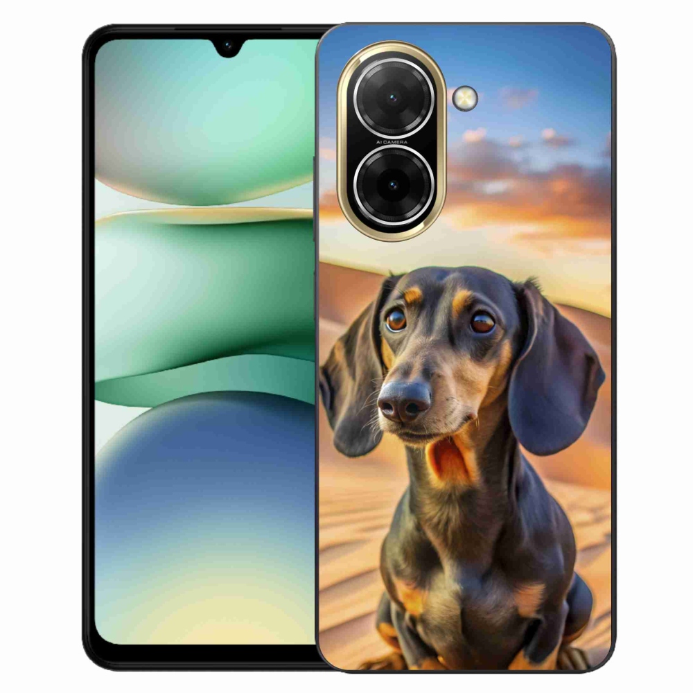 Gélový kryt mmCase na Xiaomi Redmi A5 (173.45x79.35x8.45mm) - jazvečík 3