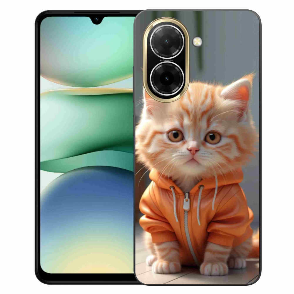 Gélový kryt mmCase na Xiaomi Redmi A5 (173.45x79.35x8.45mm) - mačiatko v mikine