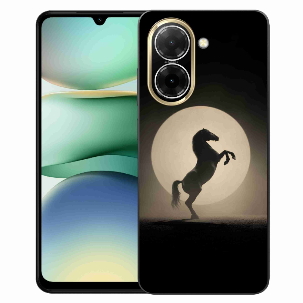 Gélový kryt mmCase na Xiaomi Redmi A5 (173.45x79.35x8.45mm) - kôň v siluete
