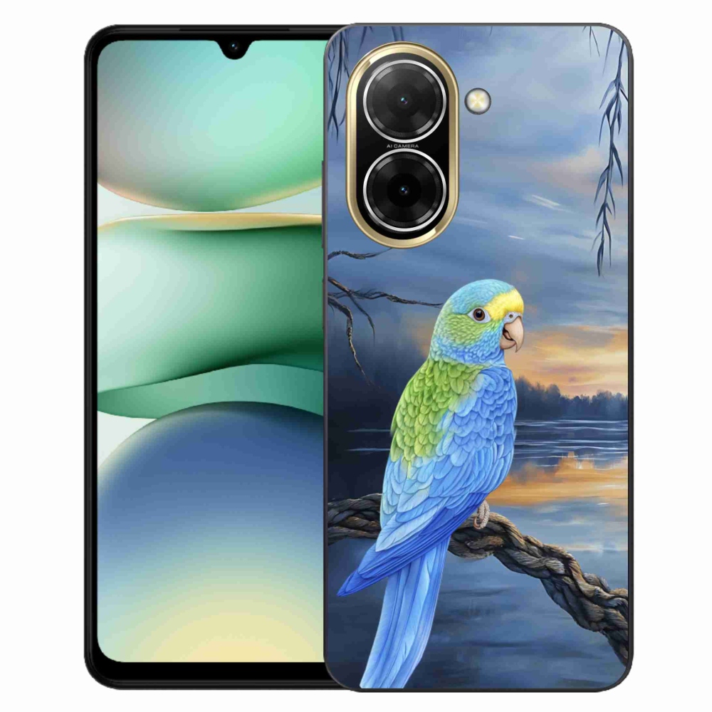 Gélový kryt mmCase na Xiaomi Redmi A5 (173.45x79.35x8.45mm) - modrý papagáj