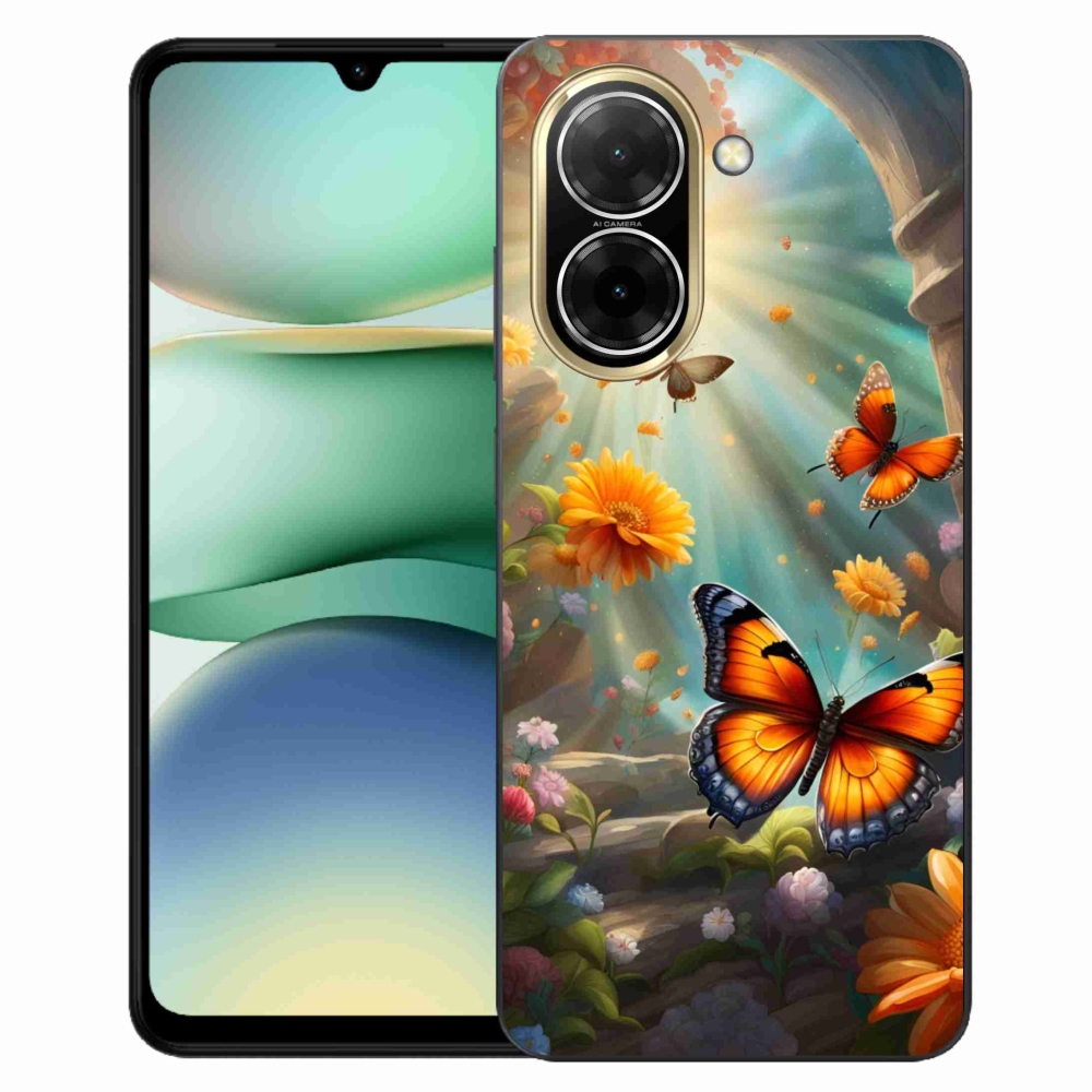 Gélový kryt mmCase na Xiaomi Redmi A5 (173.45x79.35x8.45mm) - motýlia záhrada 2