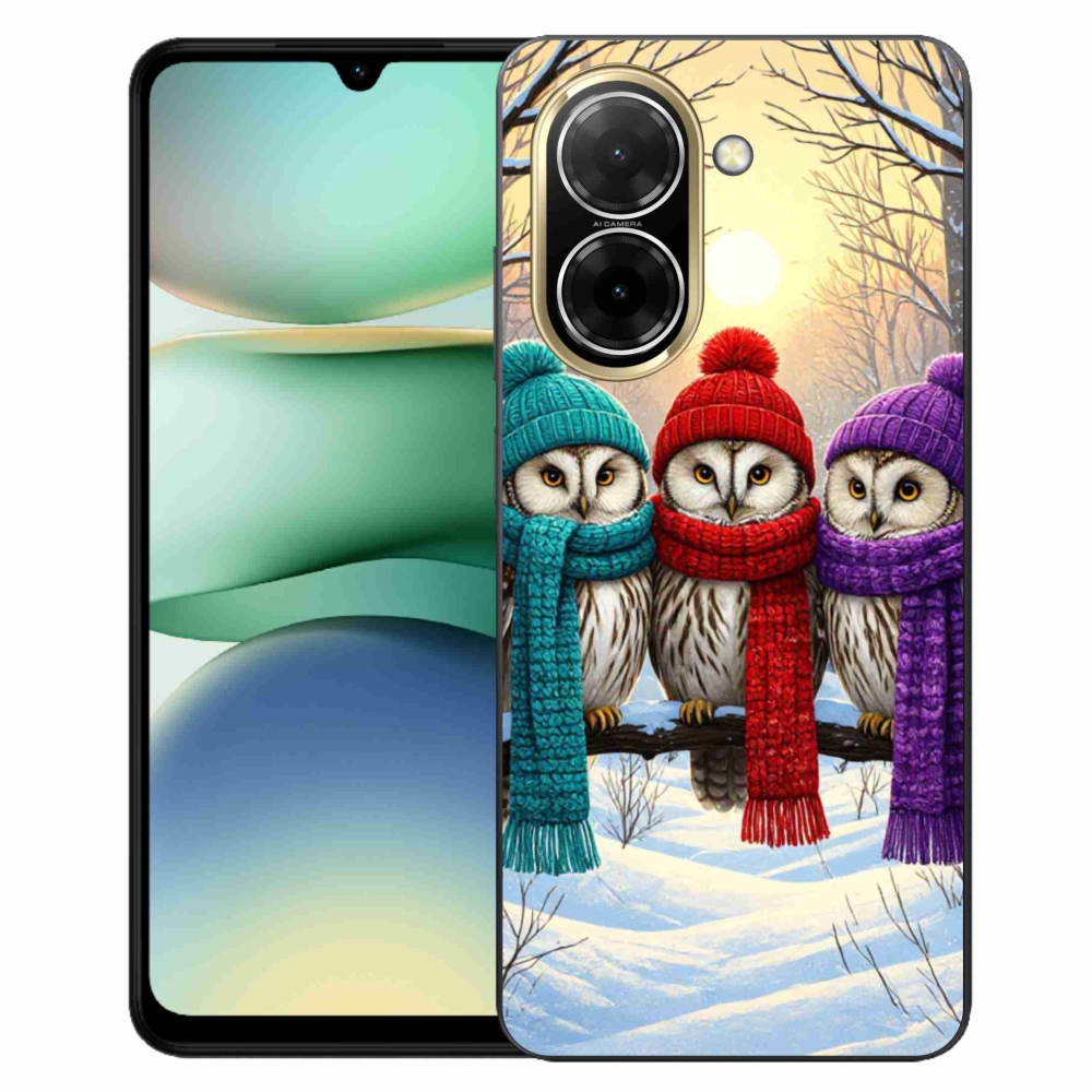 Gélový kryt mmCase na Xiaomi Redmi A5 (173.45x79.35x8.45mm) - soví priatelia