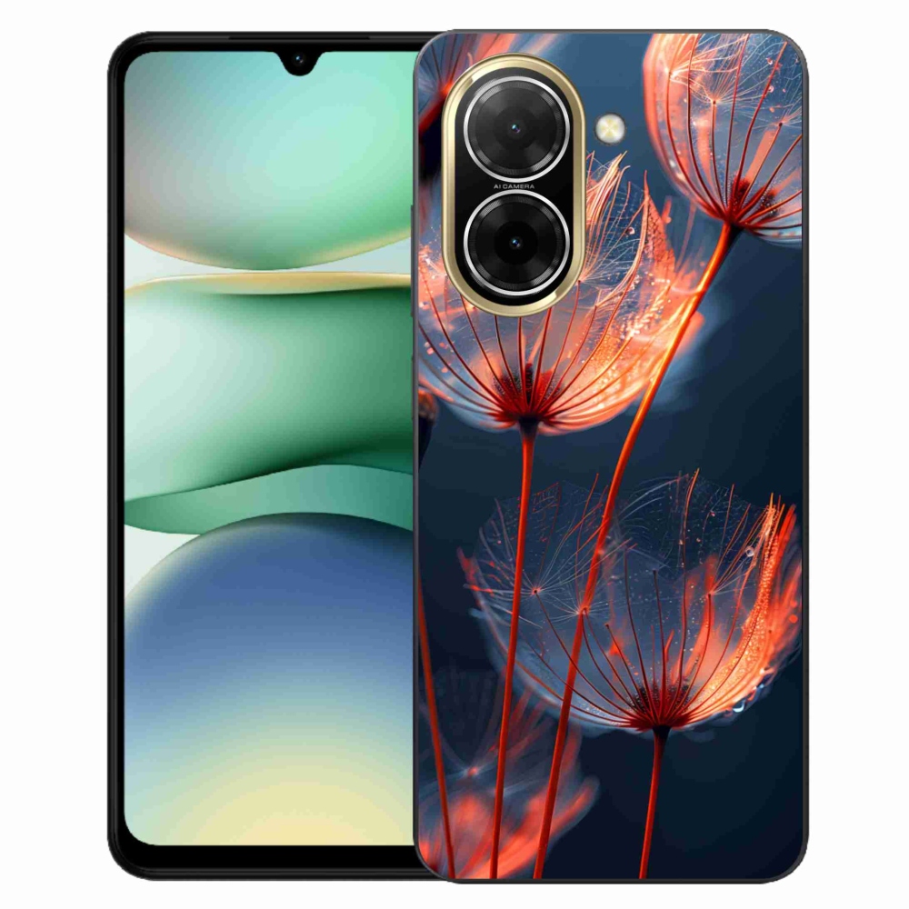 Gélový kryt mmCase na Xiaomi Redmi A5 (173.45x79.35x8.45mm) - svetielkujúce páperie