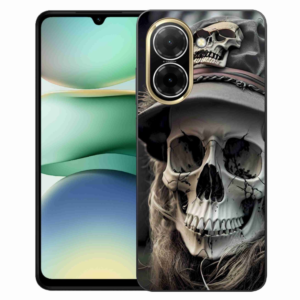 Gélový kryt mmCase na Xiaomi Redmi A5 (173.45x79.35x8.45mm) - temná lebka