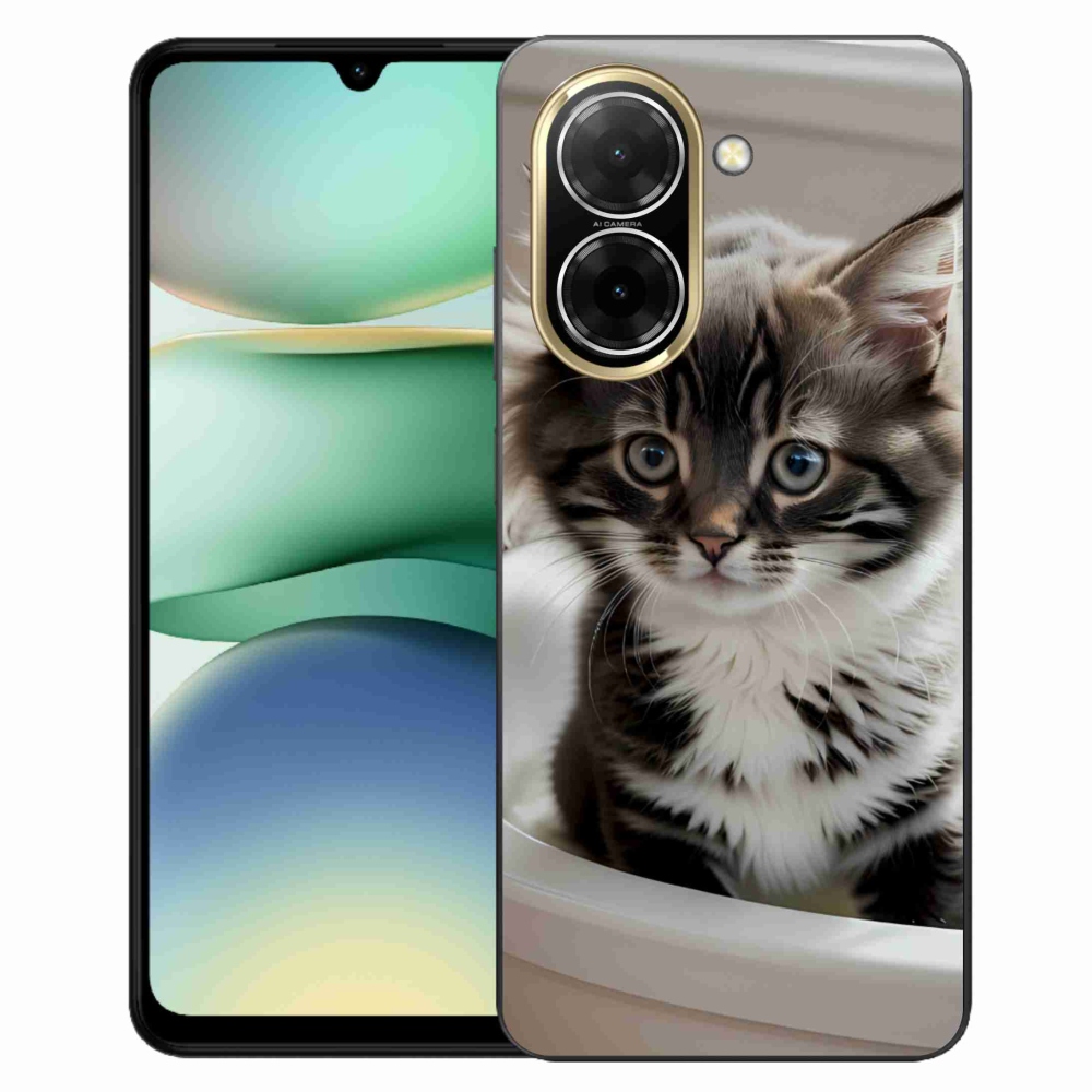 Gélový kryt mmCase na Xiaomi Redmi A5 (173.45x79.35x8.45mm) - zvedavé mačiatko