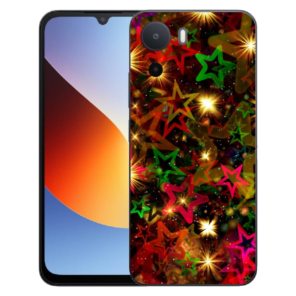 Gélový kryt mmCase na Xiaomi Redmi A7 Pro - farebné hviezdičky