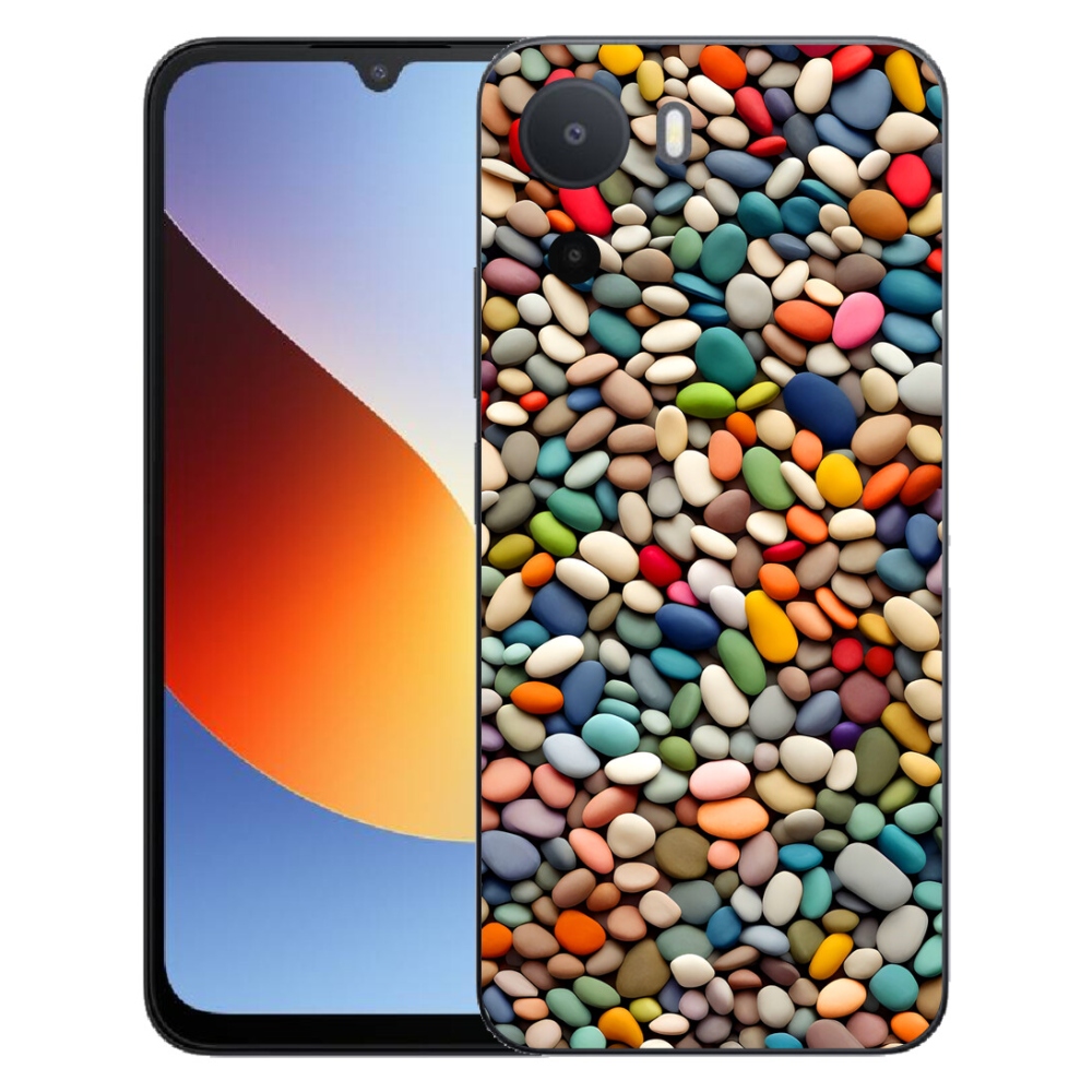 Gélový kryt mmCase na Xiaomi Redmi A7 Pro - farebné kamienky 2