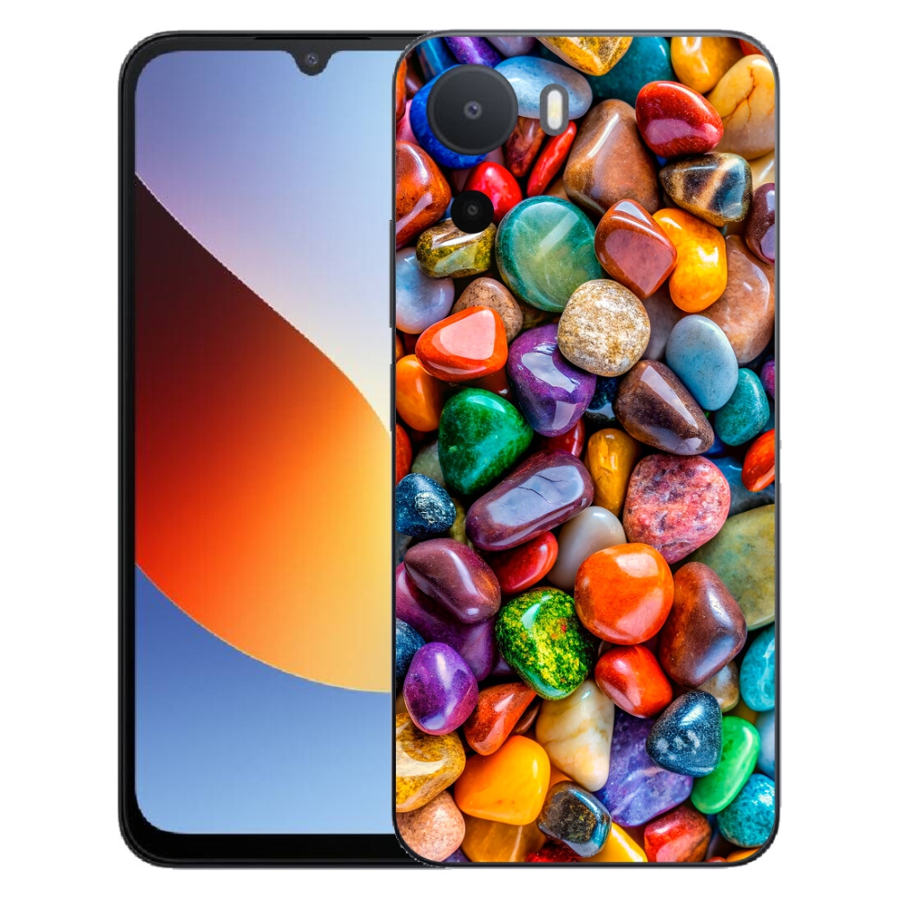 Gélový kryt mmCase na Xiaomi Redmi A7 Pro - farebné kamienky