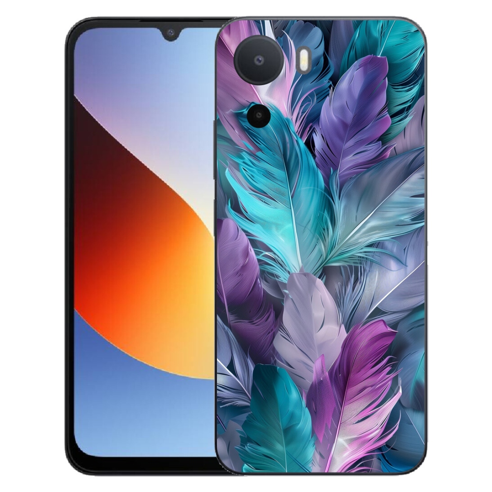 Gélový kryt mmCase na Xiaomi Redmi A7 Pro - farebné perie 2