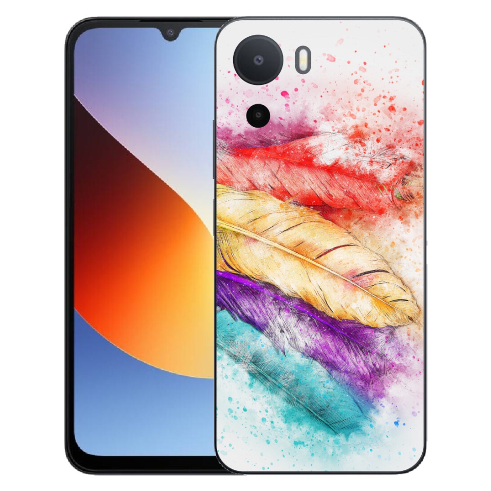Gélový kryt mmCase na Xiaomi Redmi A7 Pro - farebné perie