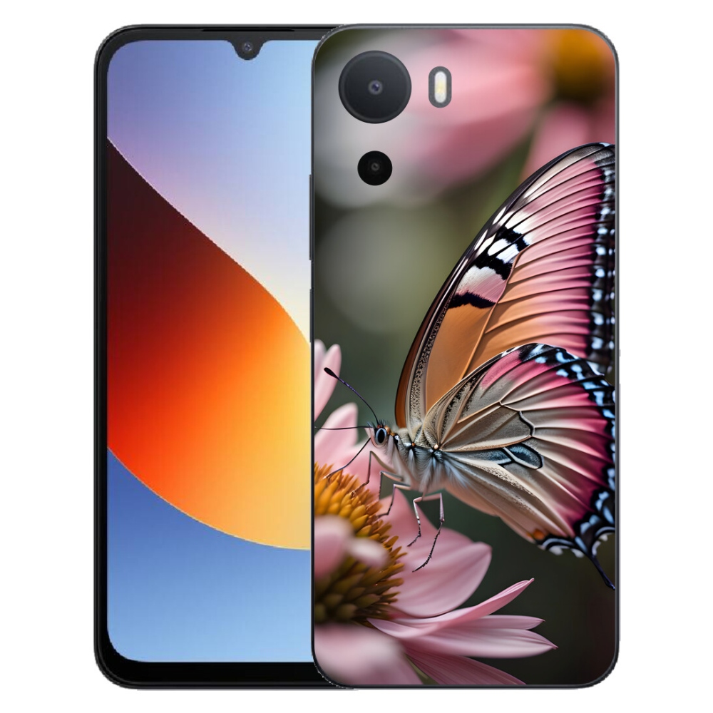 Gélový kryt mmCase na Xiaomi Redmi A7 Pro - farebný motýľ