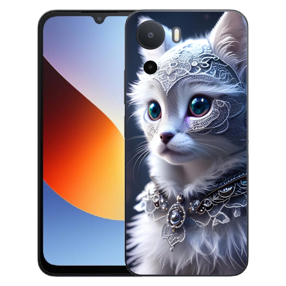 Gélový kryt mmCase na Xiaomi Redmi A7 Pro - biela mačka