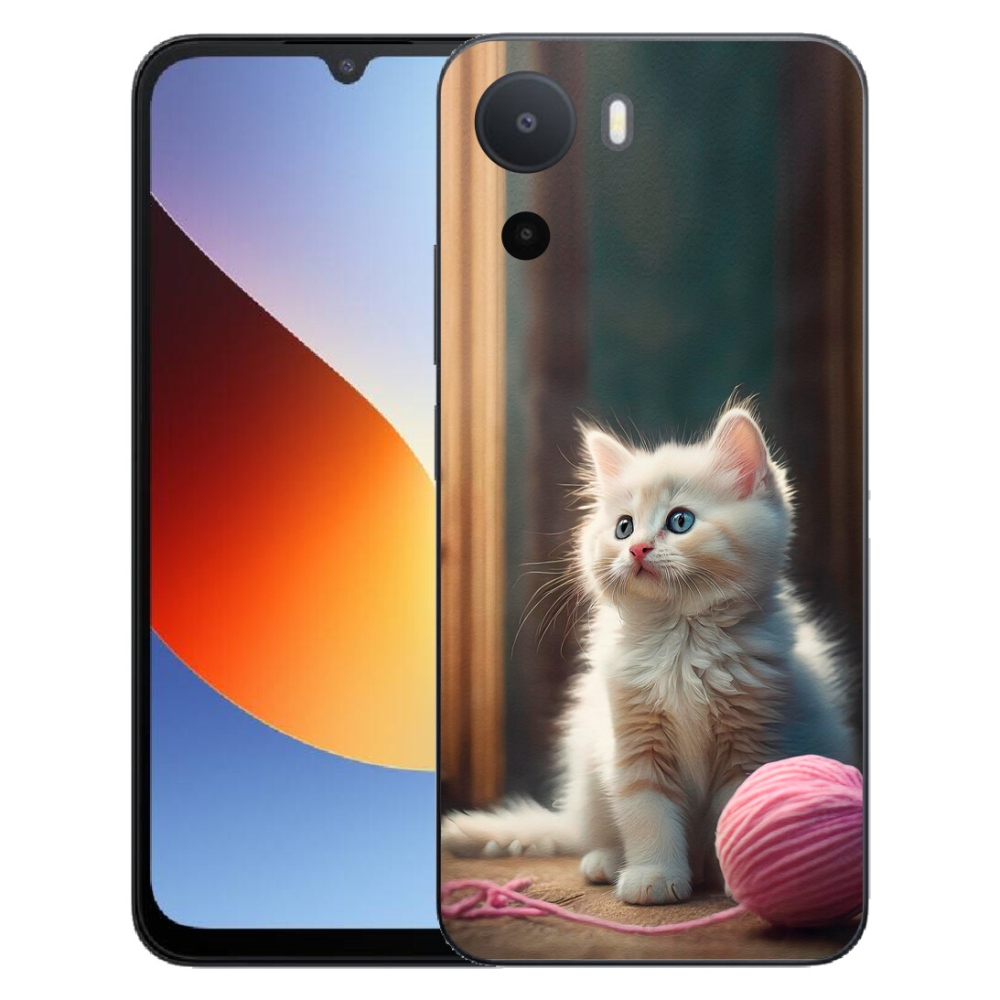 Gélový kryt mmCase na Xiaomi Redmi A7 Pro - biele mačiatko 2