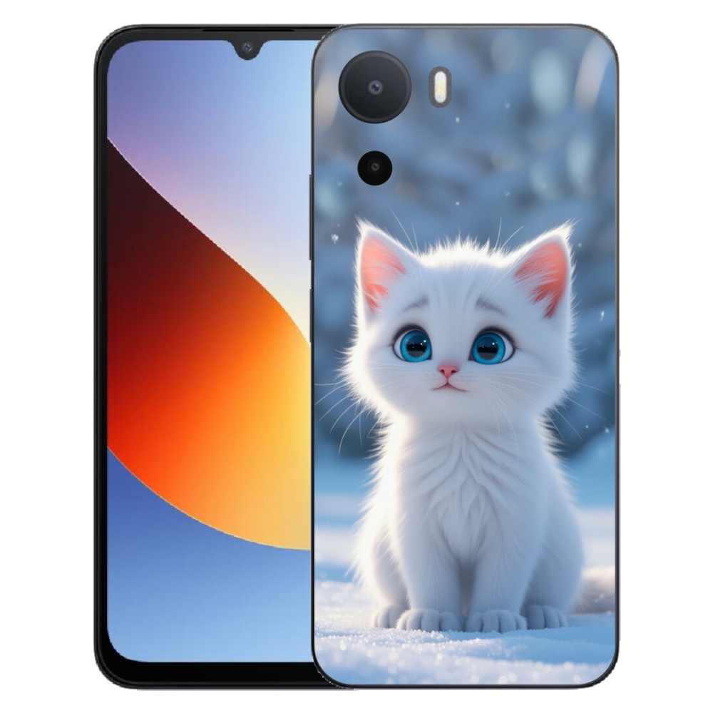 Gélový kryt mmCase na Xiaomi Redmi A7 Pro - biele mačiatko 3