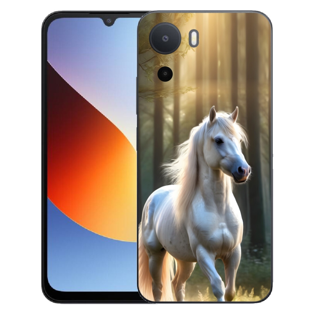 Gélový kryt mmCase na Xiaomi Redmi A7 Pro - biely kôň 3