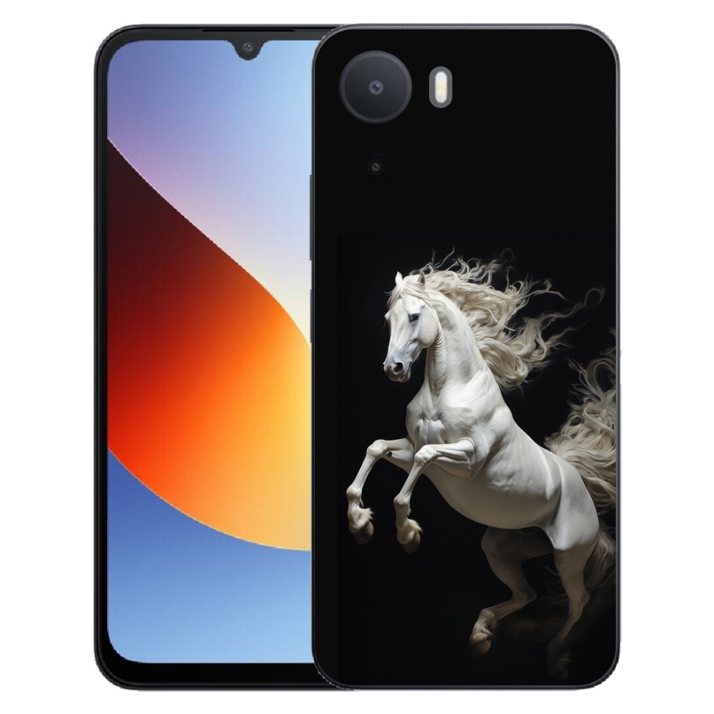 Gélový kryt mmCase na Xiaomi Redmi A7 Pro - biely kôň 4