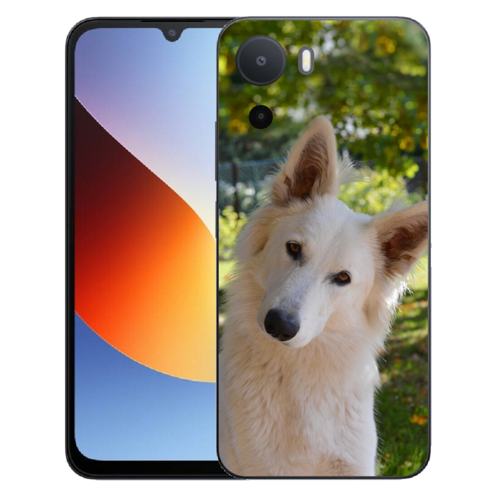 Gélový kryt mmCase na Xiaomi Redmi A7 Pro - biely švajčiarsky ovčiak 1