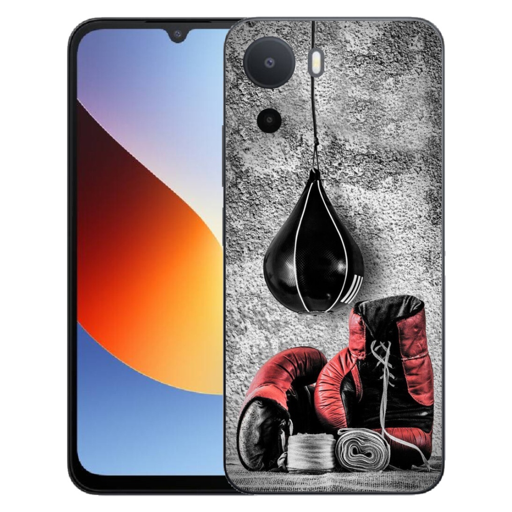 Gélový kryt mmCase na Xiaomi Redmi A7 Pro - boxovacie vrece a rukavice
