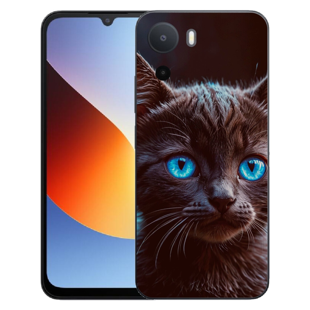 Gélový kryt mmCase na Xiaomi Redmi A7 Pro - čierne mačiatko 2