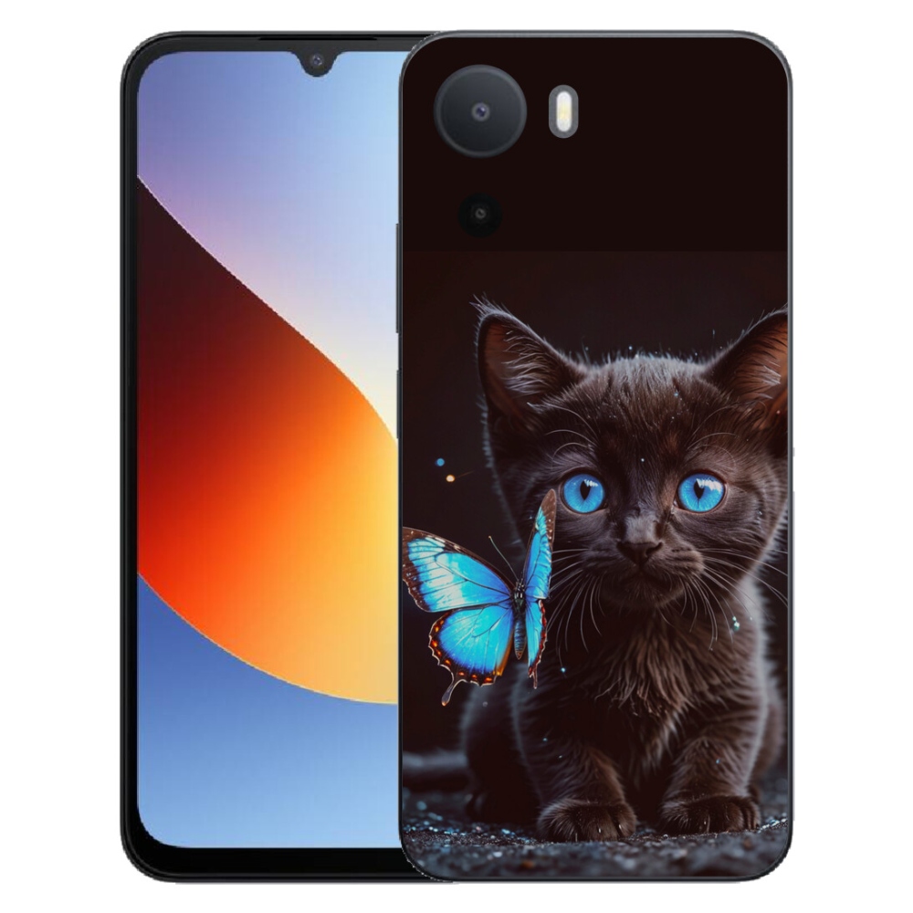 Gélový kryt mmCase na Xiaomi Redmi A7 Pro - čierne mačiatko 3
