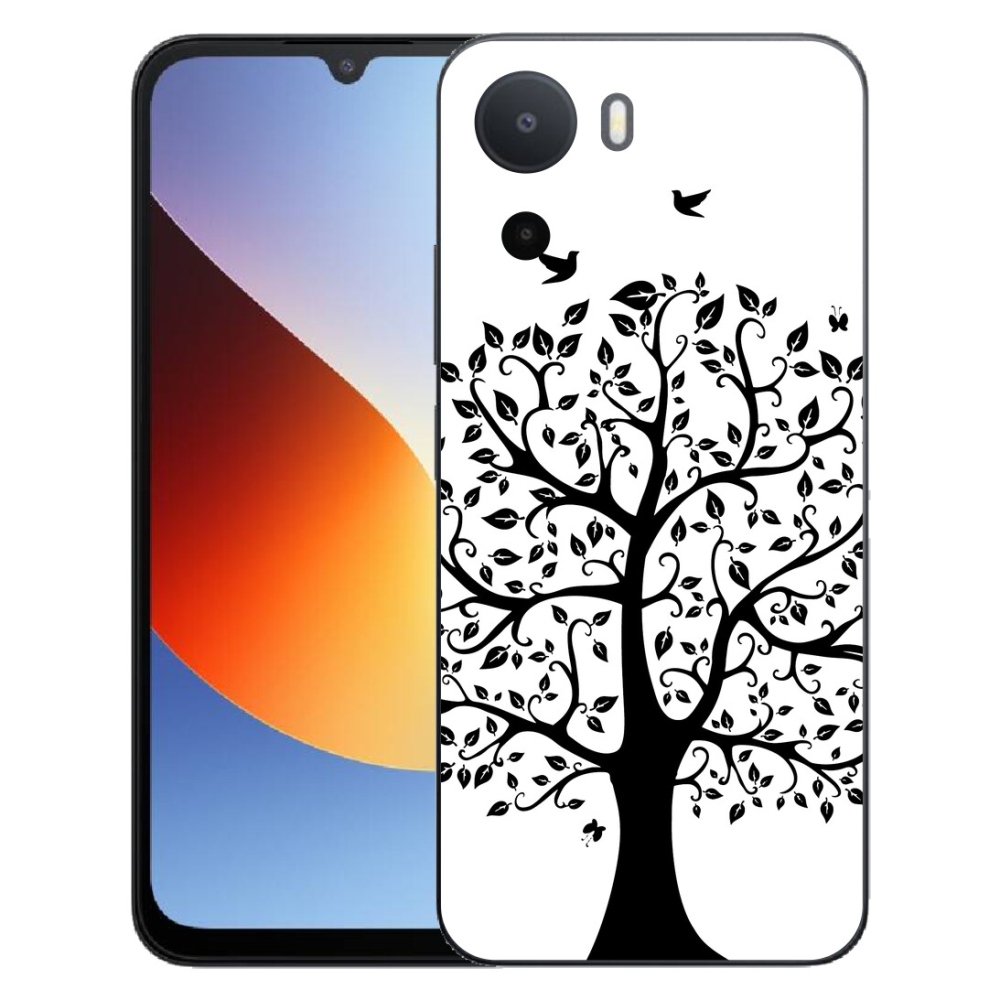 Gélový kryt mmCase na Xiaomi Redmi A7 Pro - čiernobiely strom