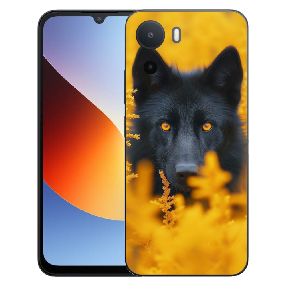 Gélový kryt mmCase na Xiaomi Redmi A7 Pro - čierny vlk 2