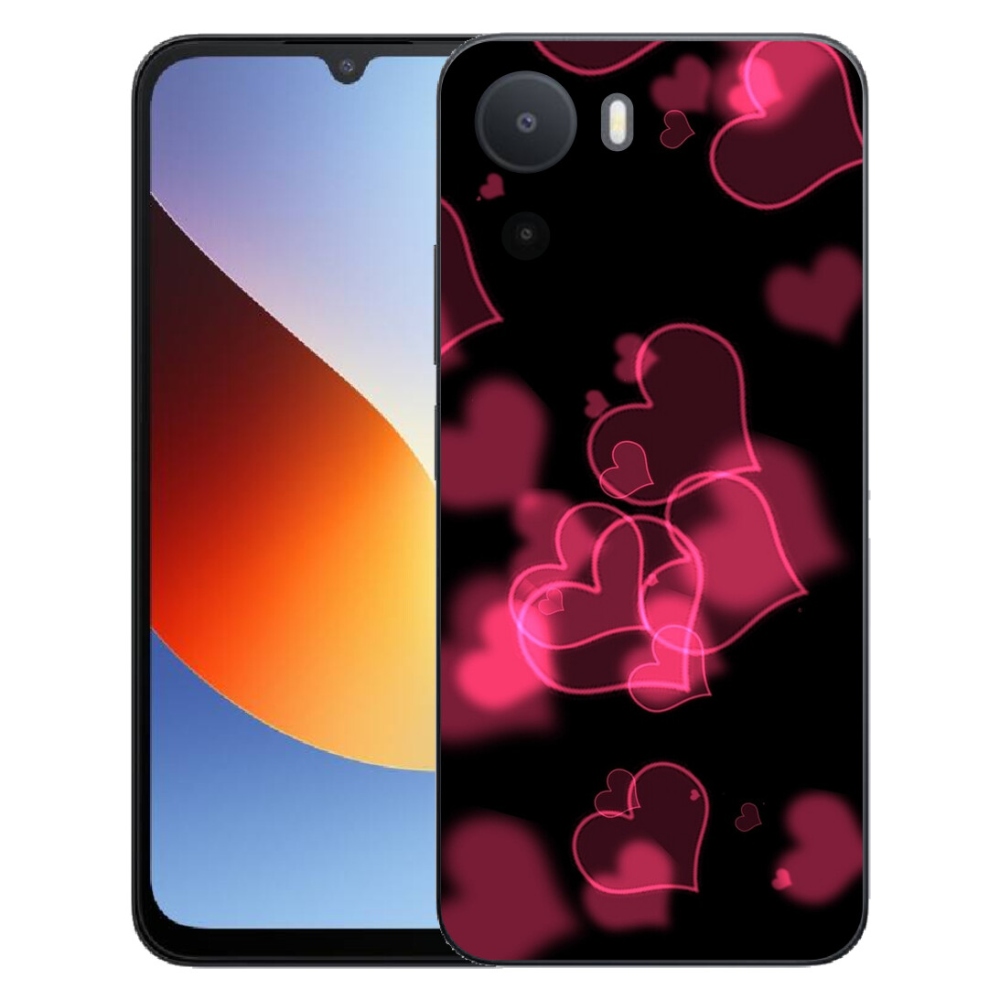 Gélový kryt mmCase na Xiaomi Redmi A7 Pro - červené srdiečka