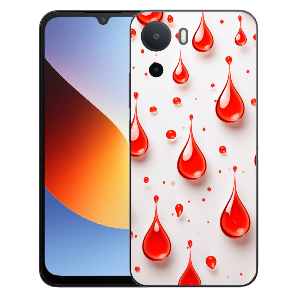 Gélový kryt mmCase na Xiaomi Redmi A7 Pro - červené kvapky