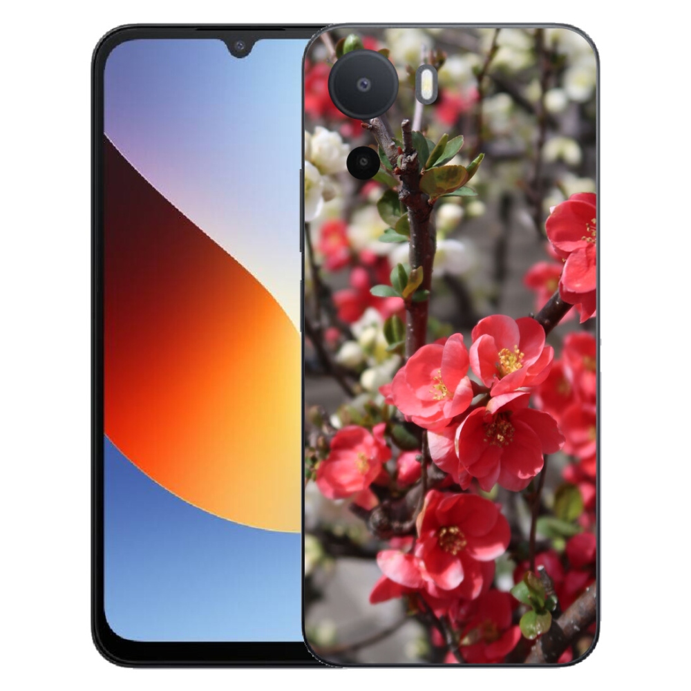 Gélový kryt mmCase na Xiaomi Redmi A7 Pro - červené kvety
