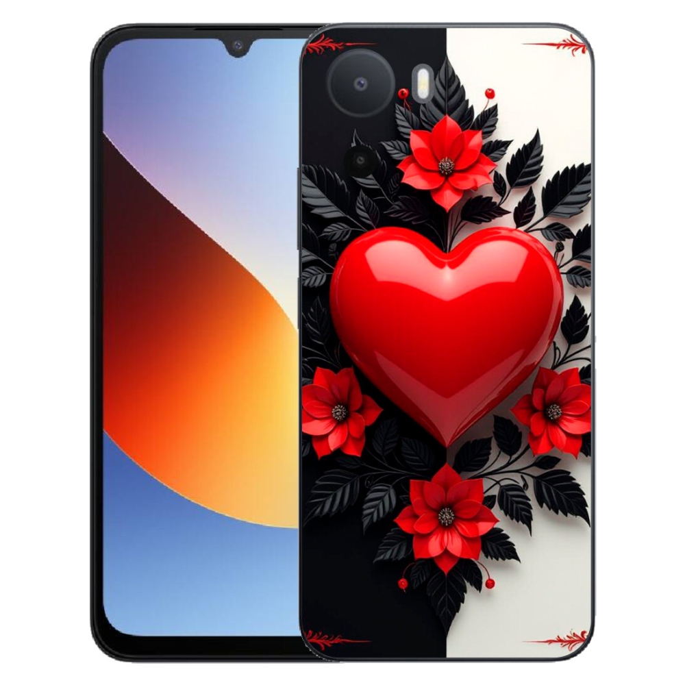 Gélový kryt mmCase na Xiaomi Redmi A7 Pro - červené srdce