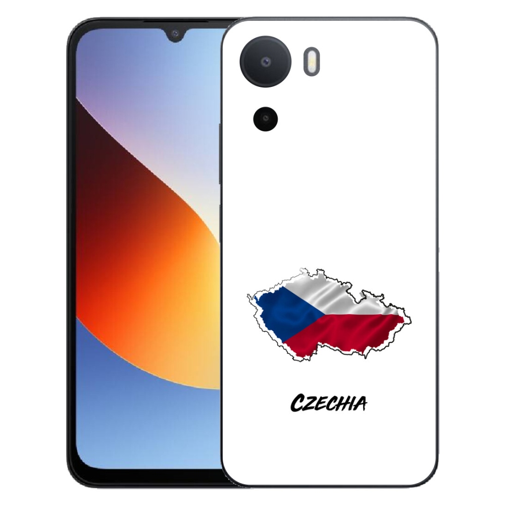 Gélový kryt mmCase na Xiaomi Redmi A7 Pro - Slovakia biele pozadie