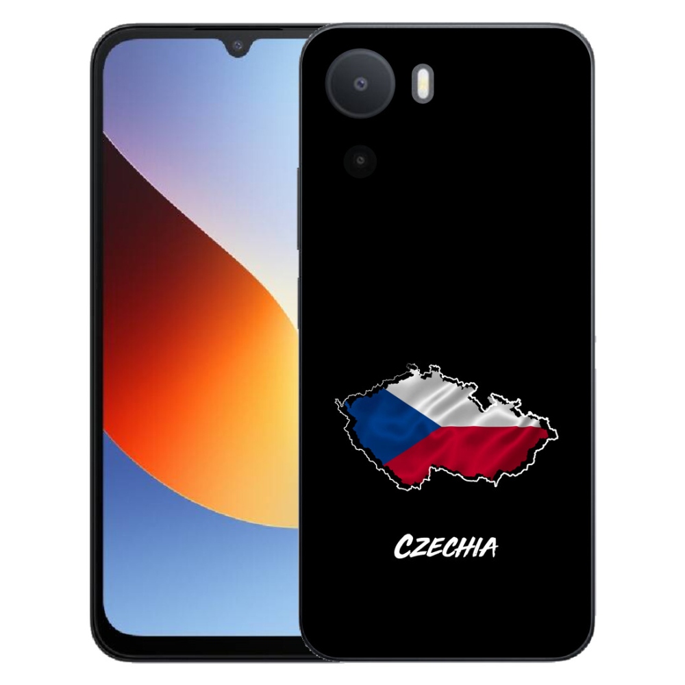 Gélový kryt mmCase na Xiaomi Redmi A7 Pro - Slovakia čierne pozadie