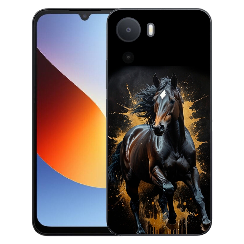 Gélový kryt mmCase na Xiaomi Redmi A7 Pro - elegantný čierny žrebec