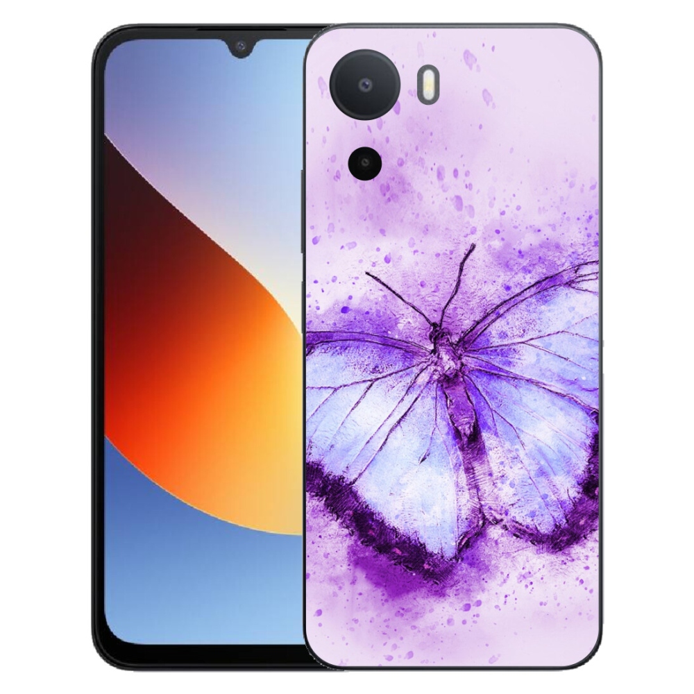 Gélový kryt mmCase na Xiaomi Redmi A7 Pro - fialový motýľ
