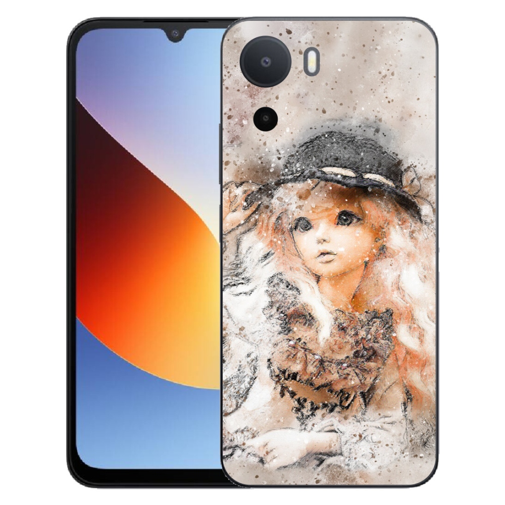 Gélový kryt mmCase na Xiaomi Redmi A7 Pro - dievčatko s klobúkom